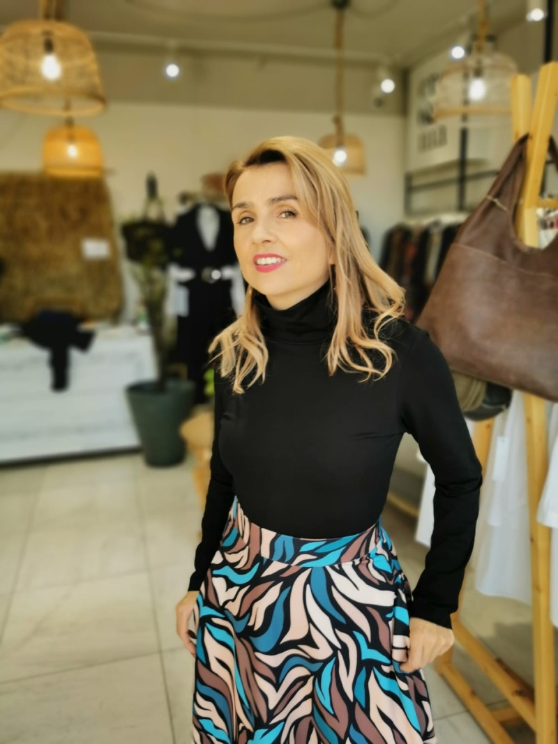 Miniatura produktu Bawełniany Golf w kolorze czarnym Black Cotton