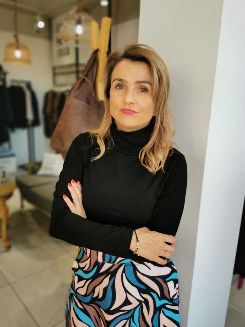 Miniatura produktu Bawełniany Golf w kolorze czarnym Black Cotton