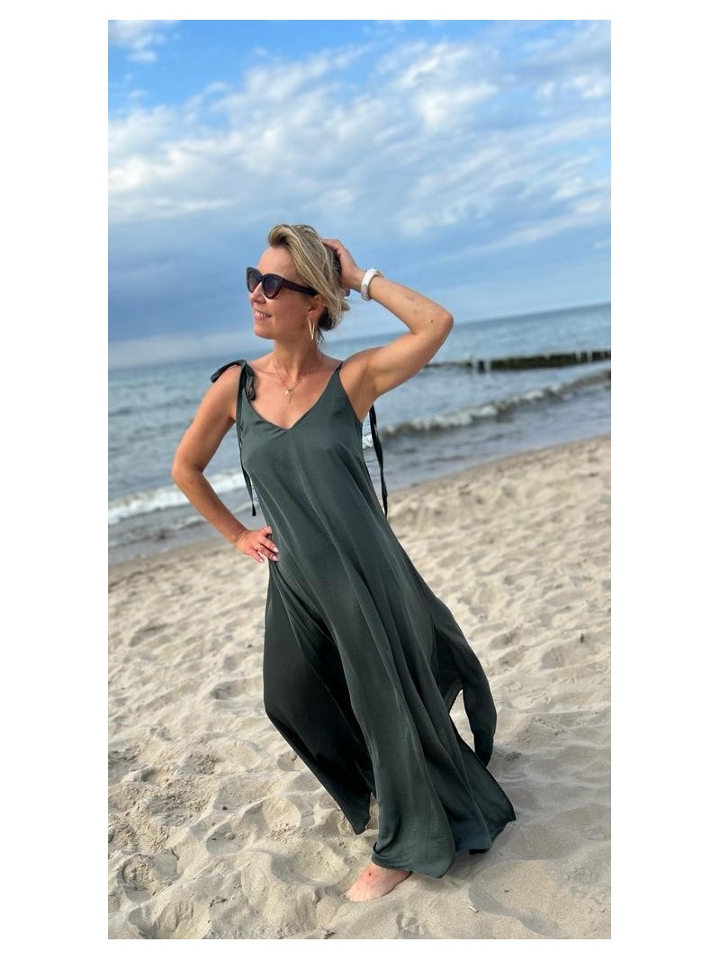 Miniatura produktu Sukienka Chiara Simple Khaki Long