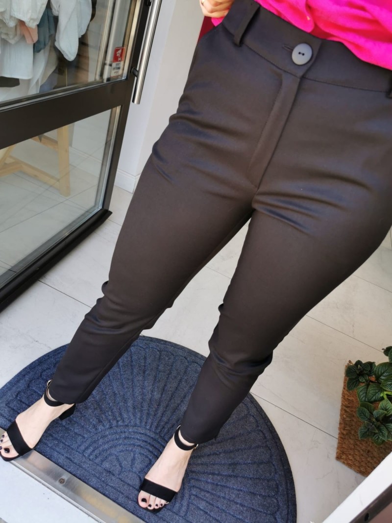 Miniatura produktu Spodnie Cygaretki do kostki w kolorze czarnym Ivo Black