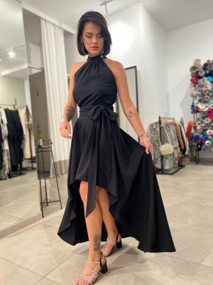 Asymetryczna Spódnica w kolorze czarnym Velia Black&Diamond