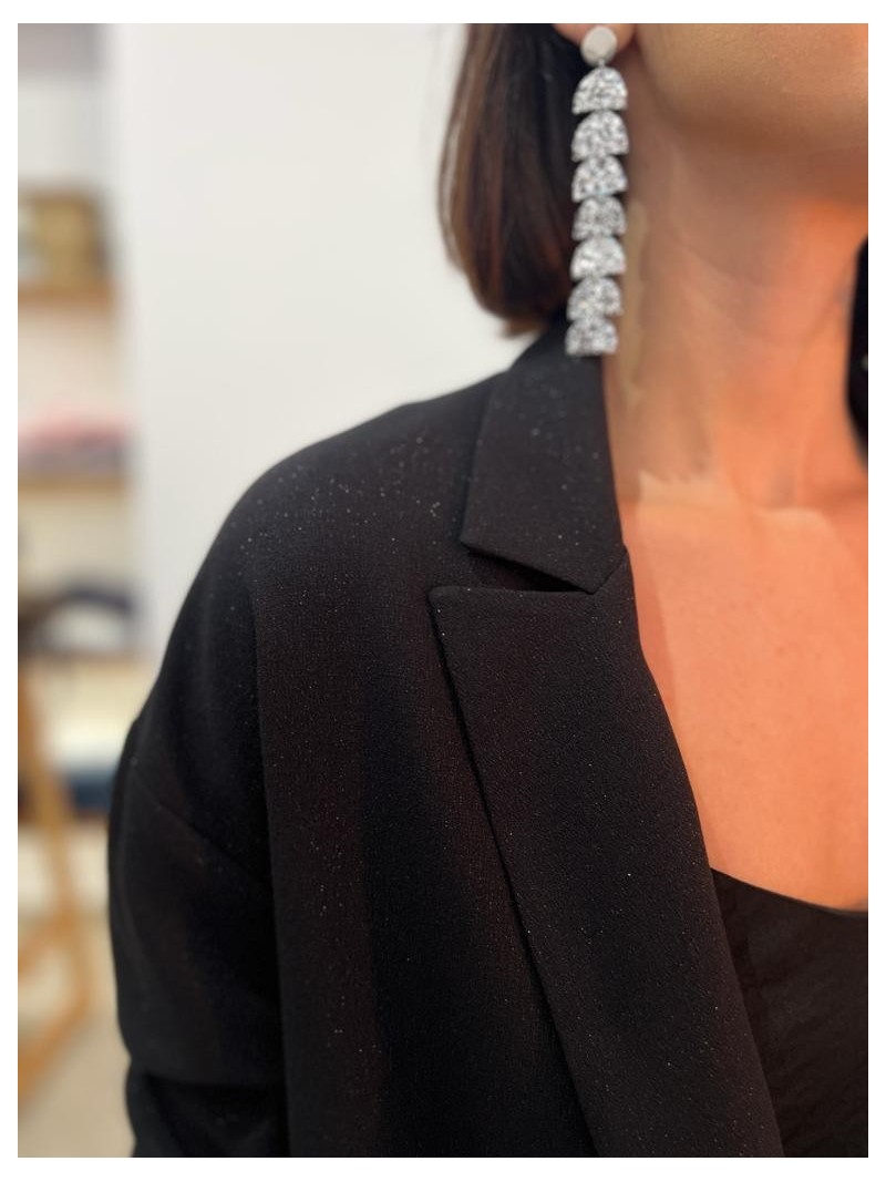 Miniatura produktu Czarny Żakiet oversize z kieszeniami Cassie Diamond&Black