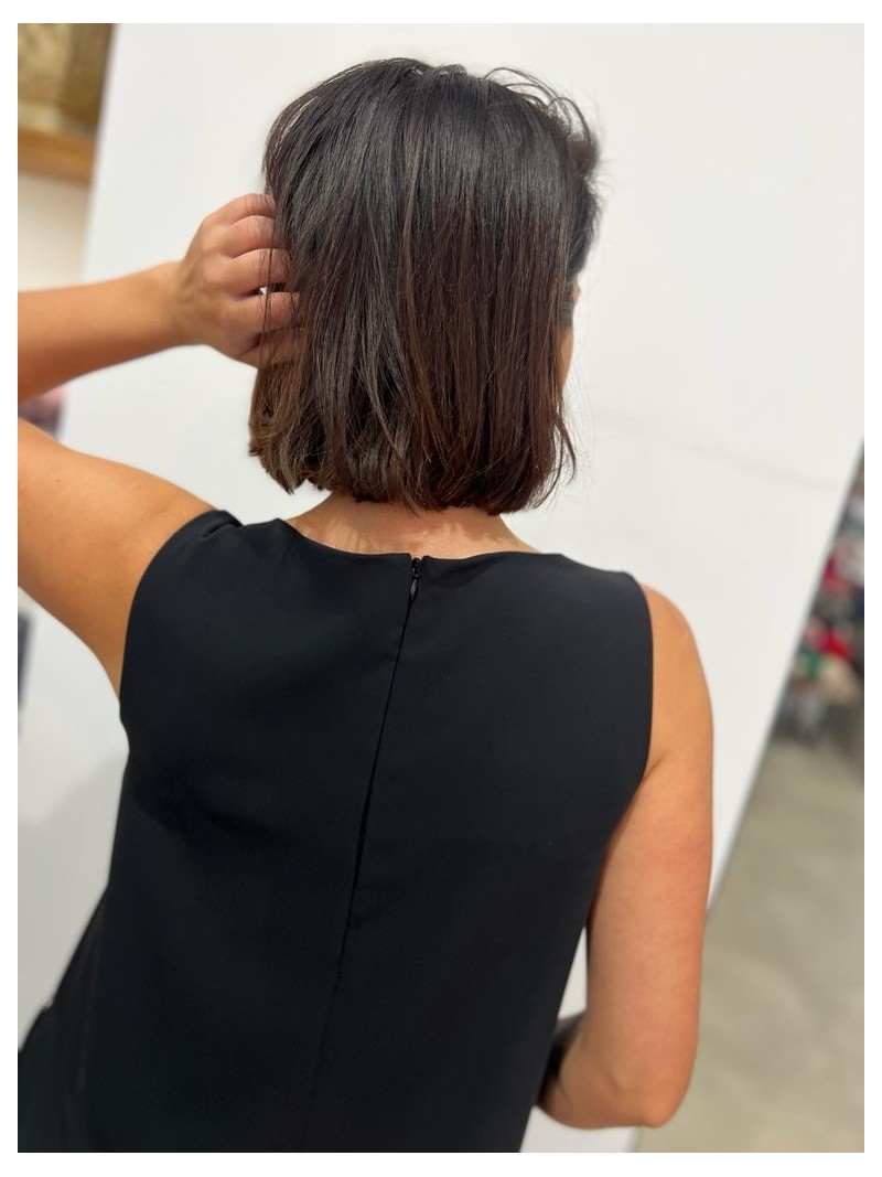 Miniatura produktu Czarna Sukienka maxi bez rękawów z ozdobnymi kieszeniami Supra Black