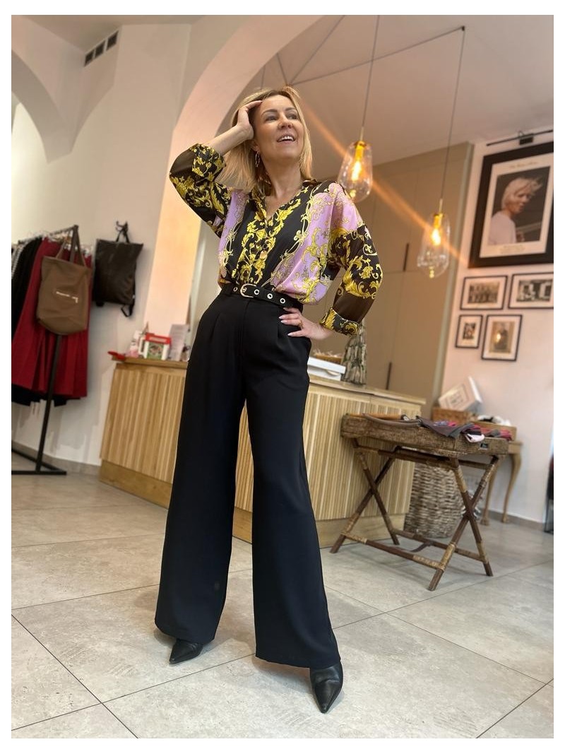 Miniatura produktu Spodnie Damskie z kieszeniami w kolorze czarnym Caroline Black