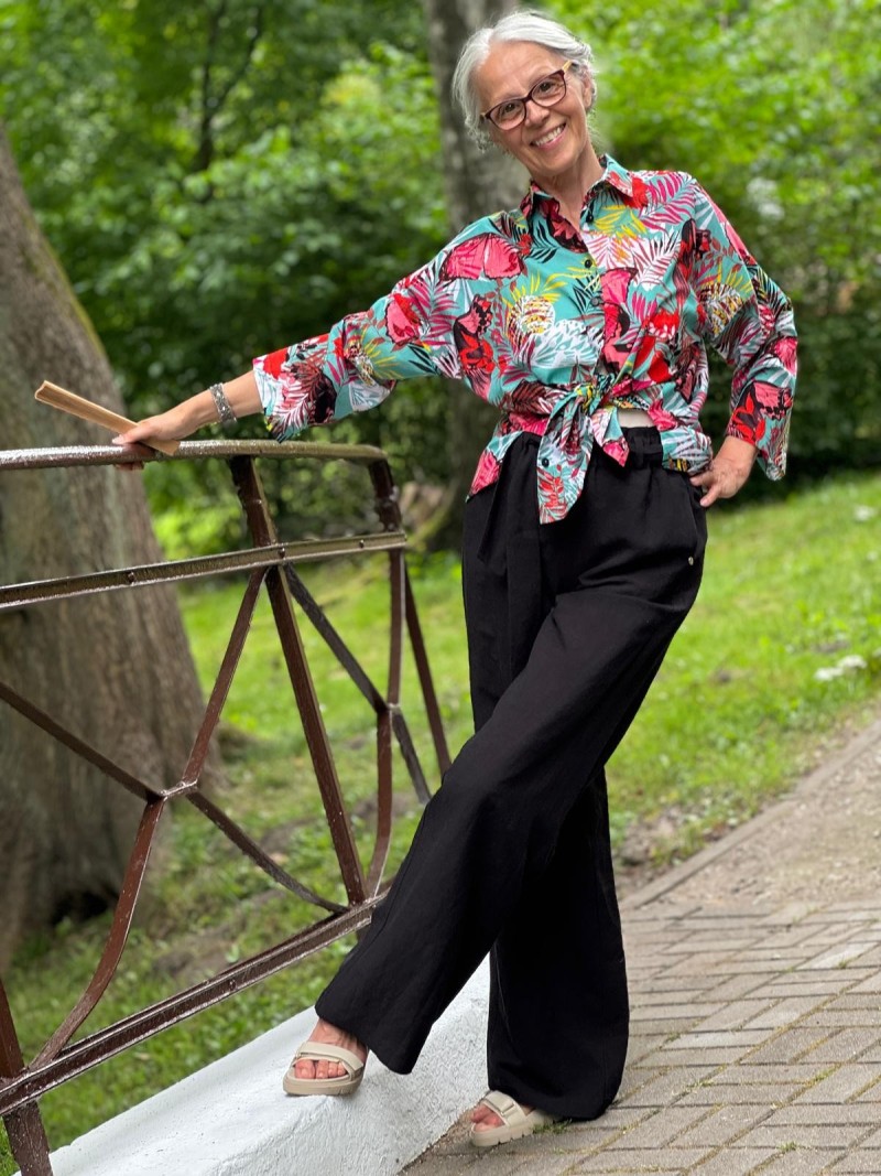 Miniatura produktu Spodnie Culoty Black&Len