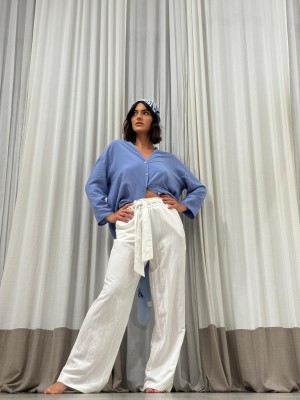 Spodnie Culoty Len&White