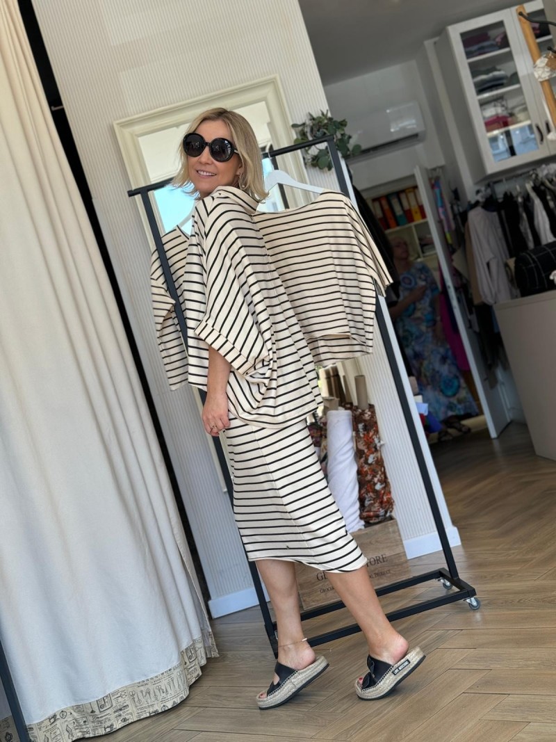 Miniatura produktu Bluza Oversize Butterfly B&Stripes