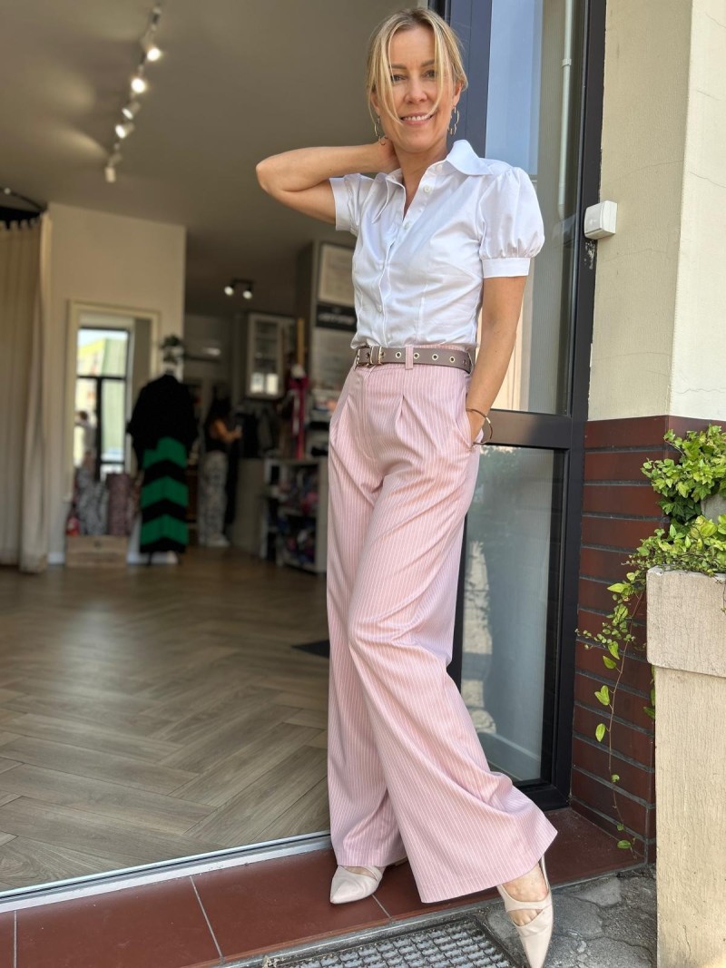 Miniatura produktu Spodnie Caroline White&Pink