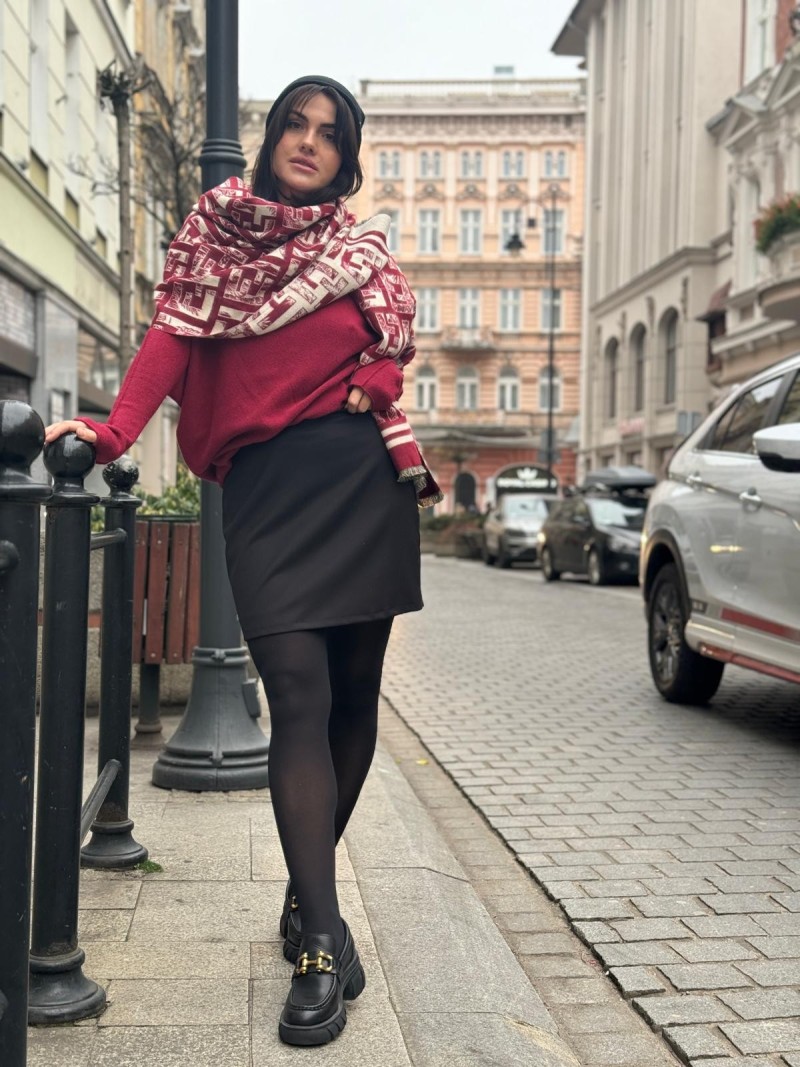 Miniatura produktu Czarna trapezowa Spódniczka mini z podszewką Rory Black