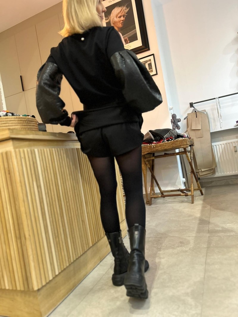 Miniatura produktu Czarne Spódnico-spodenki Mini Liam Black