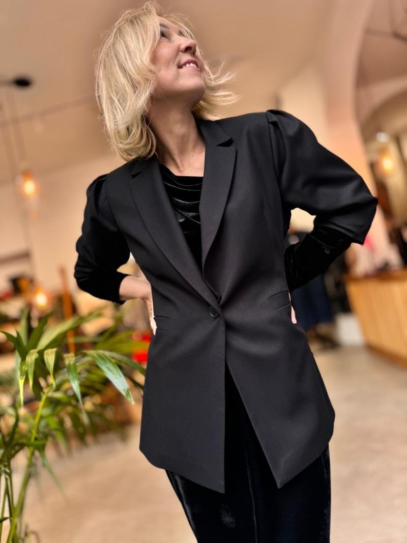 Miniatura produktu Czarny Żakiet z rękawami 3/4 Krystle Black