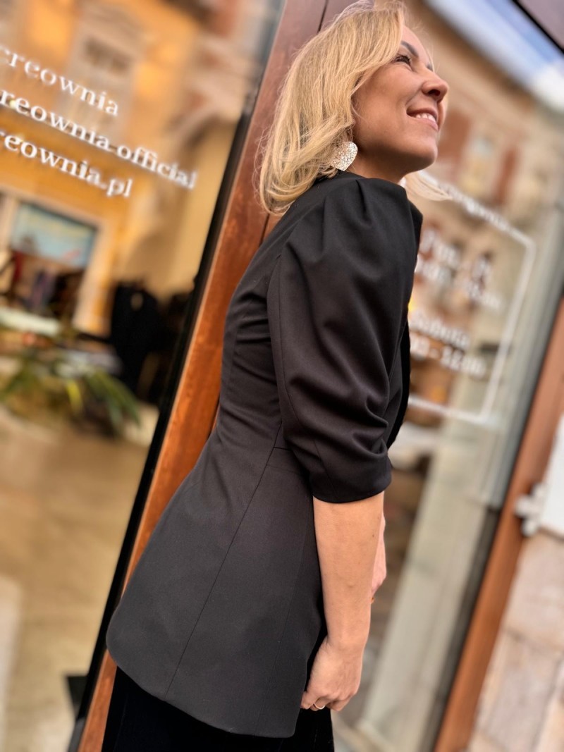 Miniatura produktu Czarny Żakiet z rękawami 3/4 Krystle Black