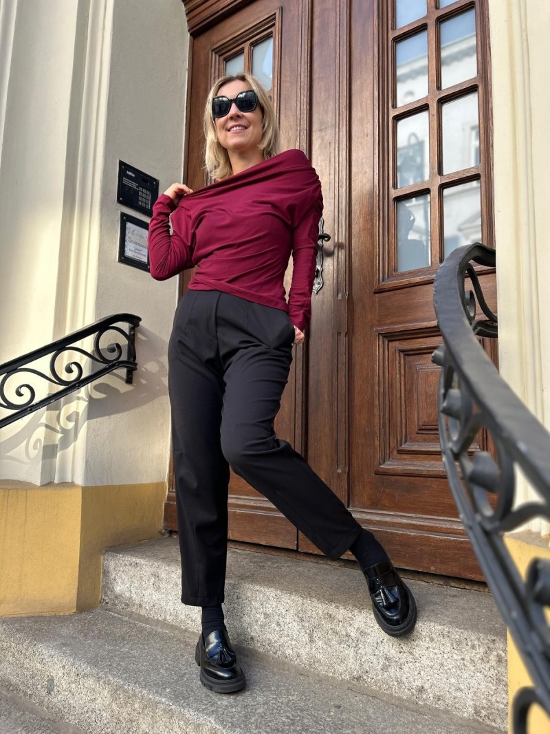 Miniatura produktu Czarne Spodnie do kostki z wysokim stanem Hugo Black