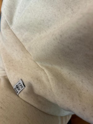 Beżowa Bawełniana Bluza o kroju kimono New York Beige&Konopie