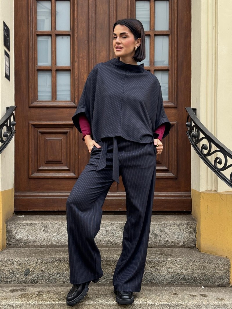 Miniatura produktu Spodnie Culoty Navy Blue Stripes