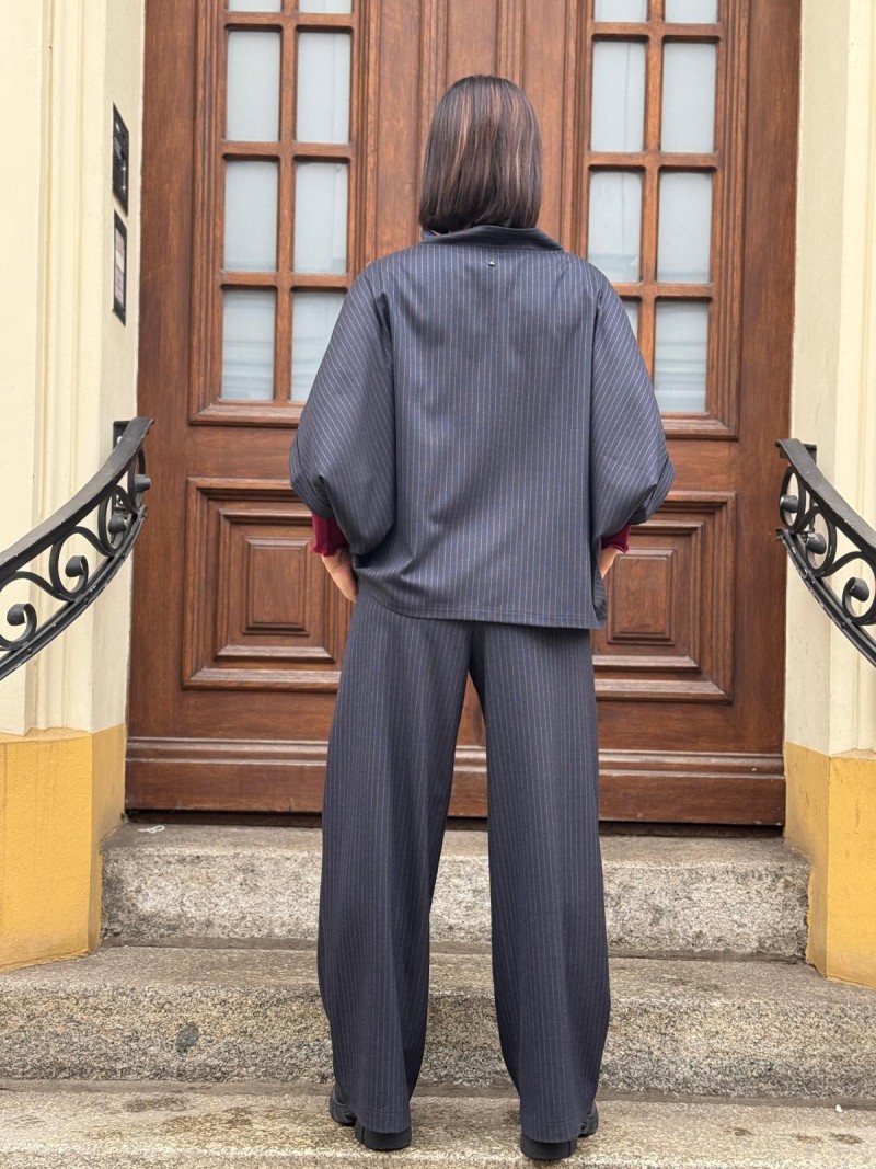 Miniatura produktu Spodnie Culoty Navy Blue Stripes