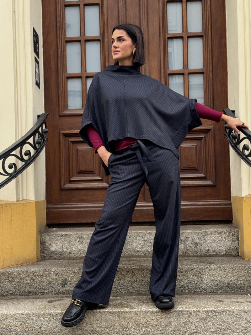 Miniatura produktu Spodnie Culoty Navy Blue Stripes