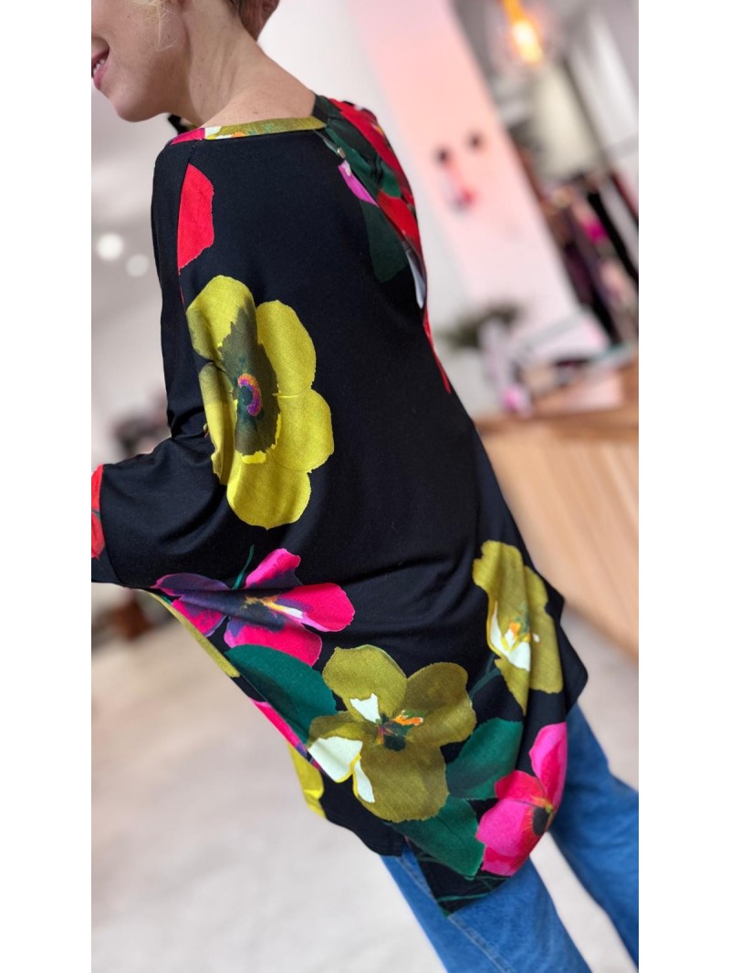 Miniatura produktu Bluzka Oversize Black&Flowers