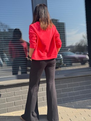 Bawełniana Bluza o kroju kimono New York Strawberry