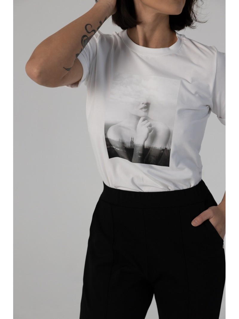 Miniatura produktu Czarne Spodnie na gumce z kieszeniami i szerokimi nogawkami Flare Black