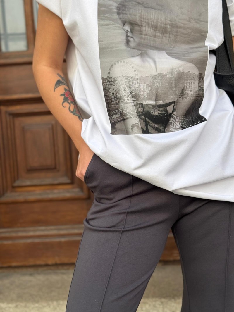 Miniatura produktu T-shirt CleoxOlart City White