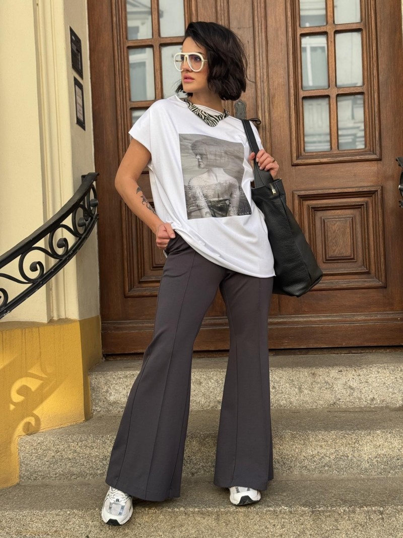 Miniatura produktu Spodnie Flare Graphite