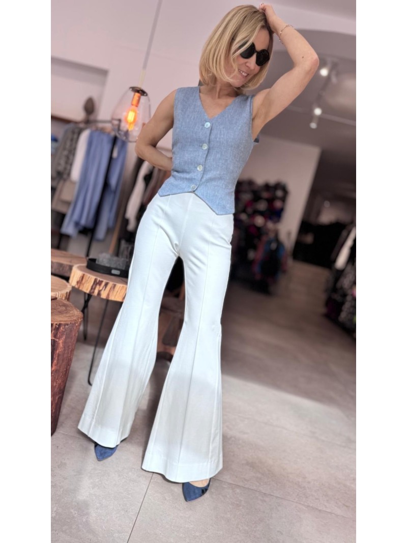 Miniatura produktu Spodnie Flare White