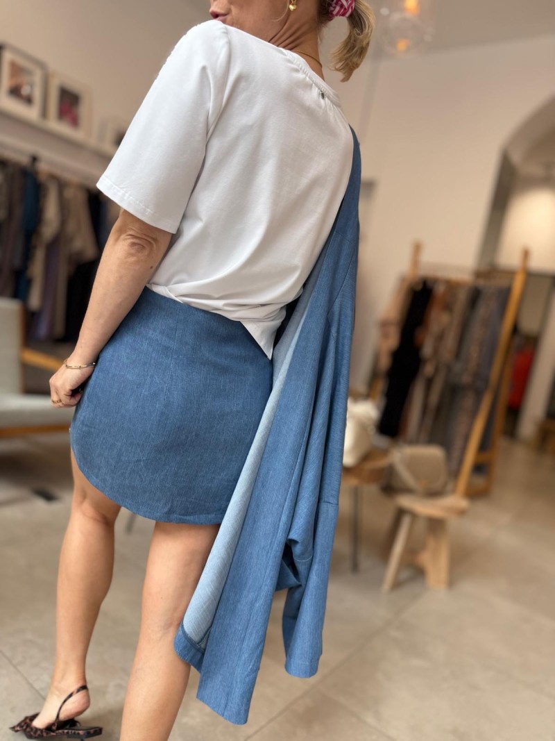 Miniatura produktu Spódniczka Mini z tencelu w jeansowym stylu Rory Jeans