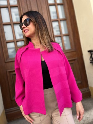 Fuksjowe Wdzianko ze stójką Iren Magenta