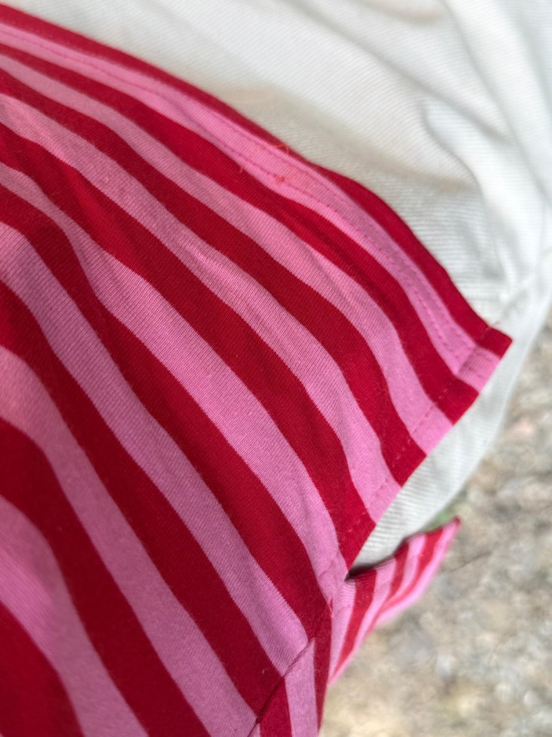 Miniatura produktu Bawełniany T-shirt w paski w kolorze różowym Matt Red&Pink