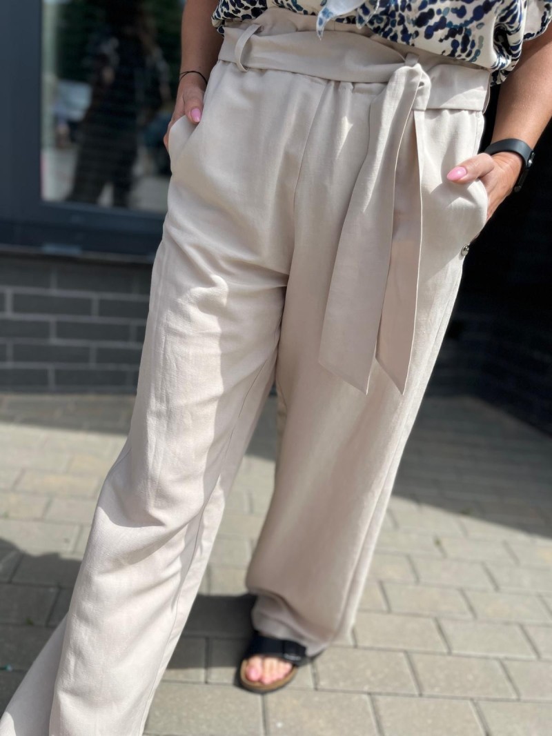 Miniatura produktu Spodnie Culoty Light Beige&Len