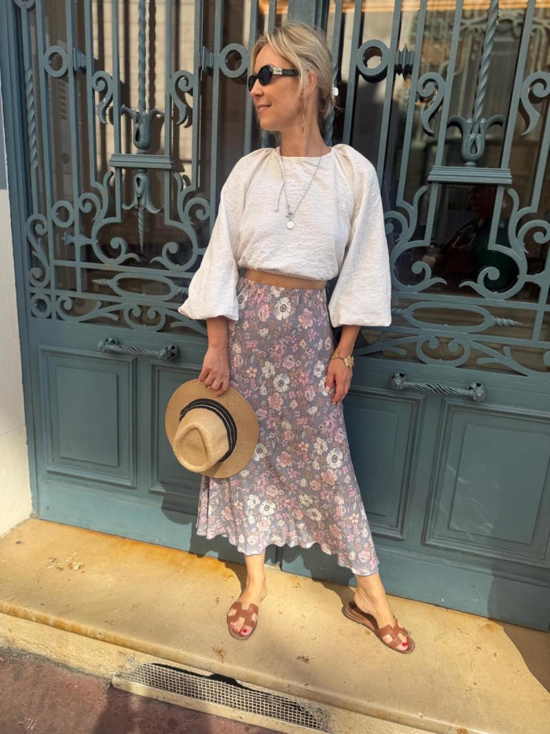 Miniatura produktu Wiskozowa Spódnica midi we wzór kwiatowy Soley Margaret