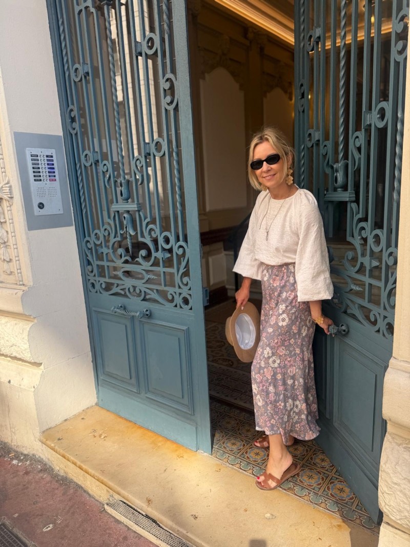 Miniatura produktu Wiskozowa Spódnica midi we wzór kwiatowy Soley Margaret