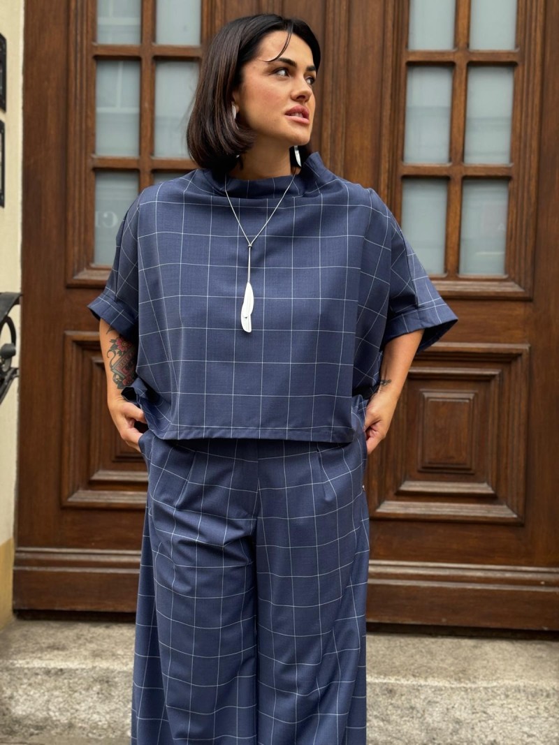 Miniatura produktu Spodnie Caroline Windowpane