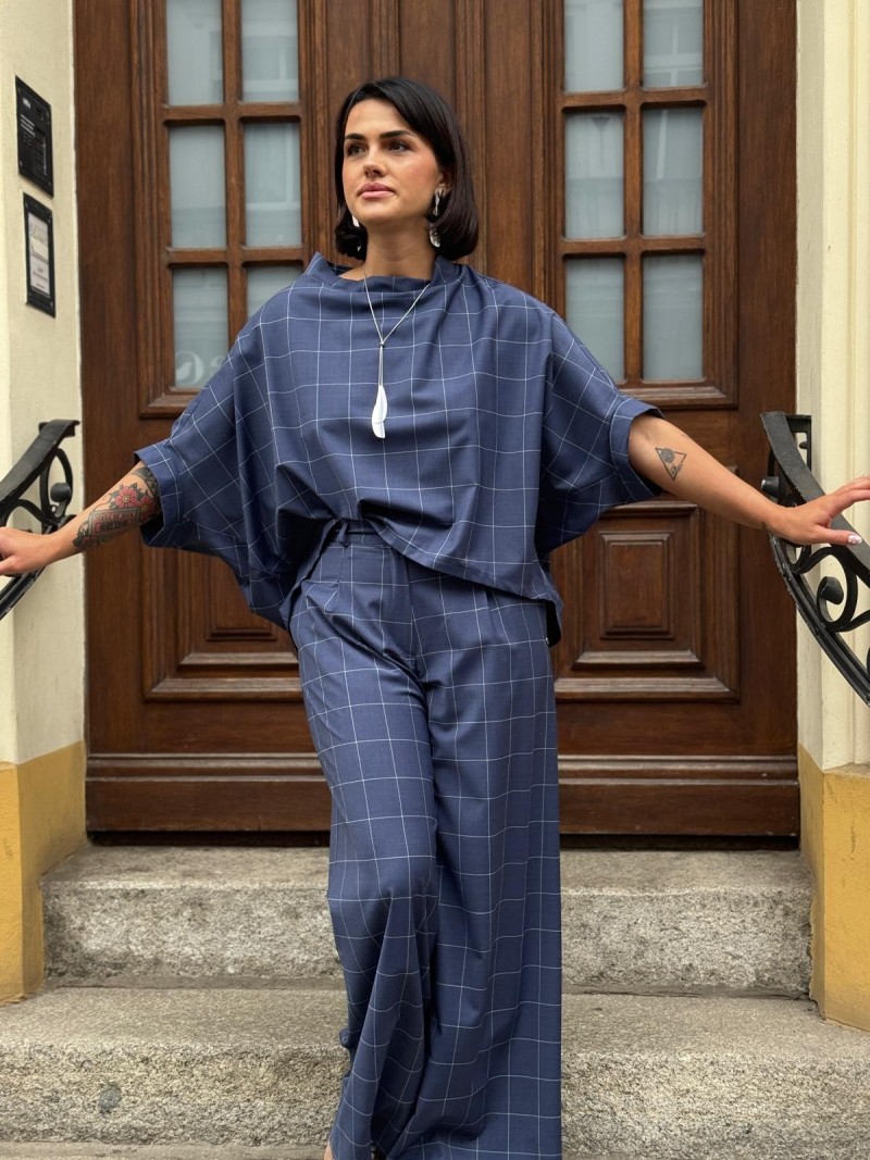 Miniatura produktu Spodnie Caroline Windowpane