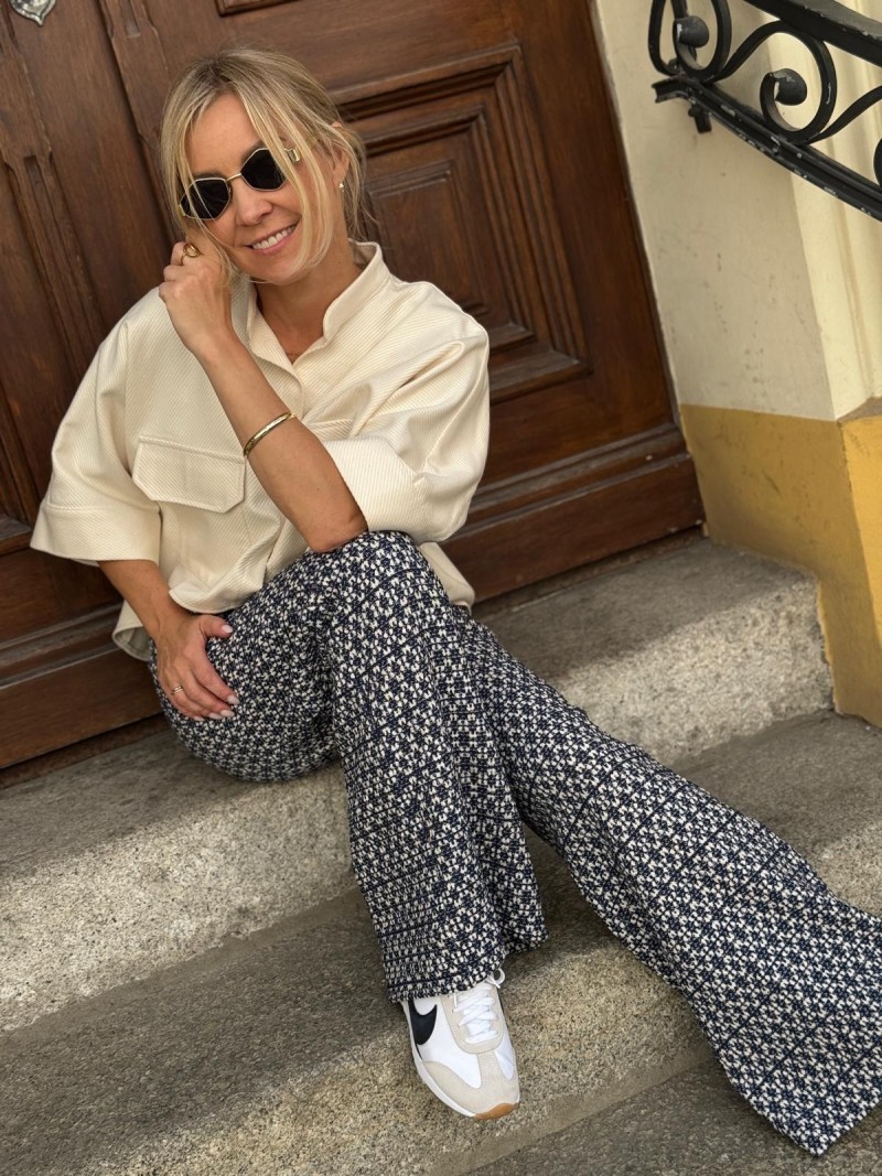 Miniatura produktu Waniliowe Wdzianko ze stójką Asymetryczne Harper Vanilla