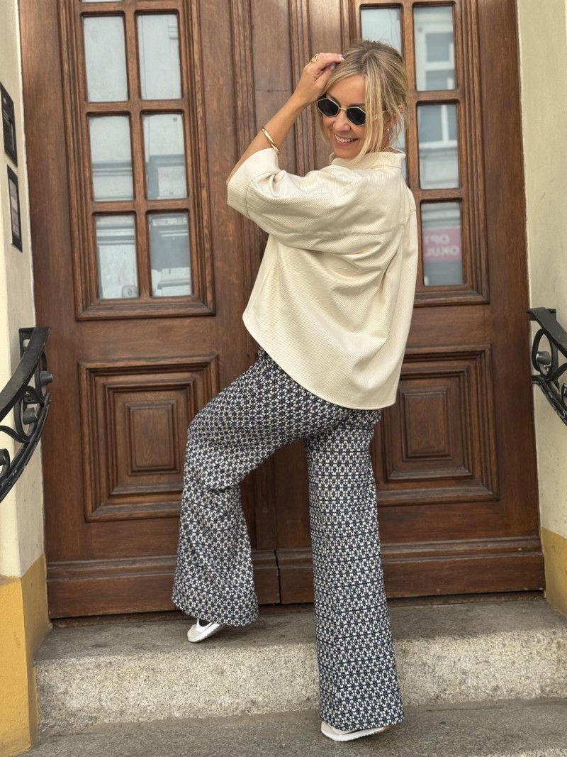 Miniatura produktu Waniliowe Wdzianko ze stójką Asymetryczne Harper Vanilla