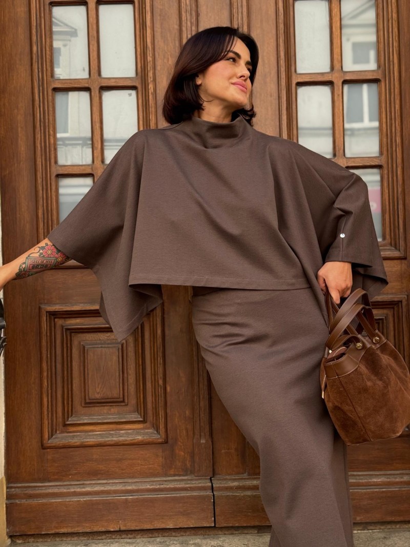 Miniatura produktu Ołówkowa Spódnica Velvet Brown