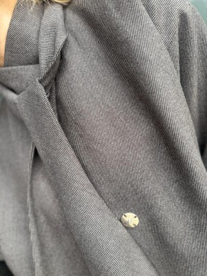 Brązowa Wełniana Kurtka ze stójką z wiązaniem Boxy&Wool