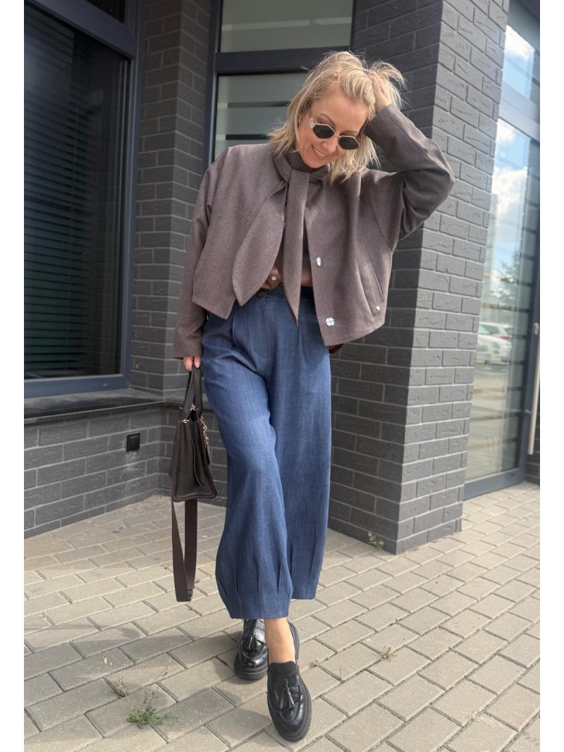 Miniatura produktu Jeansowe Spodnie z lyocellu z wysokim stanem w stylu jeansowym Cargo Jeans&Lyocell