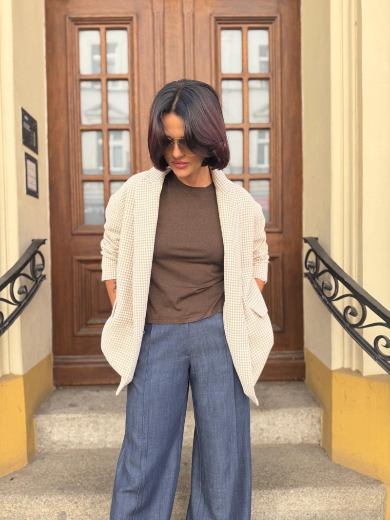 Miniatura produktu Bawełniany Żakiet z kieszeniami Cassie B&E