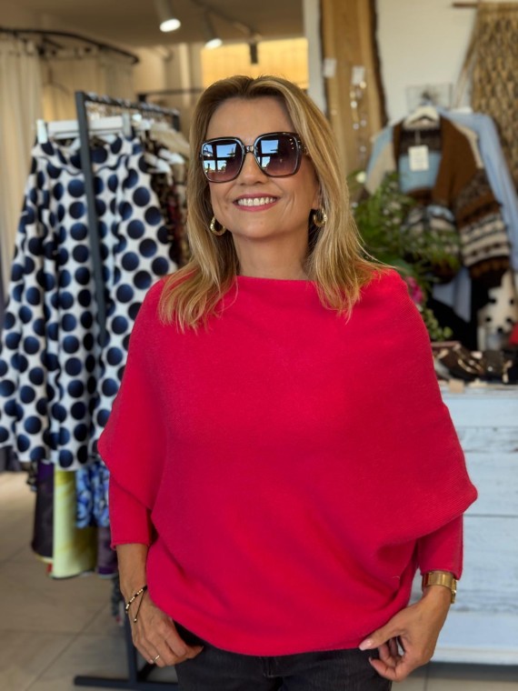 Sweter Olimpia Raspberry&Red