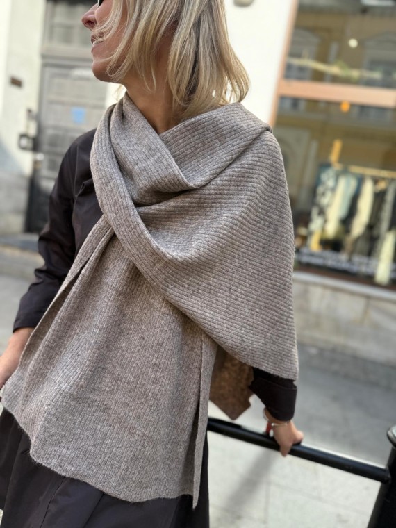 Szal Wool&Grey