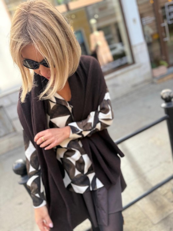 Szal Wool&Brown