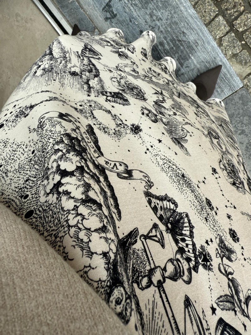 Miniatura produktu Wiskozowa Spódnica midi w zodiakalny wzór Soley Horoscope