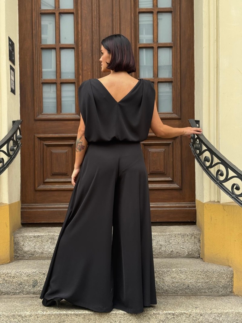 Miniatura produktu Dwustronna czarna Bluzka bez rękawów Blues Black