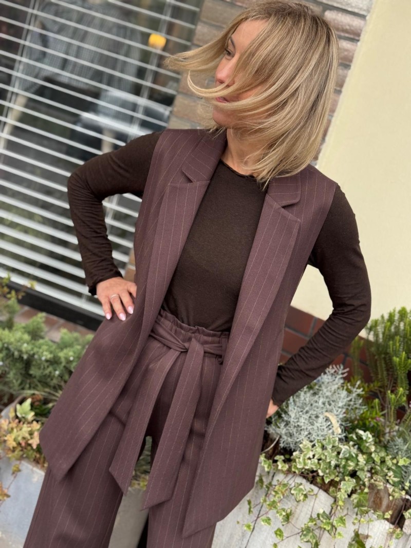 Miniatura produktu Spodnie Culoty Taupe&Lines