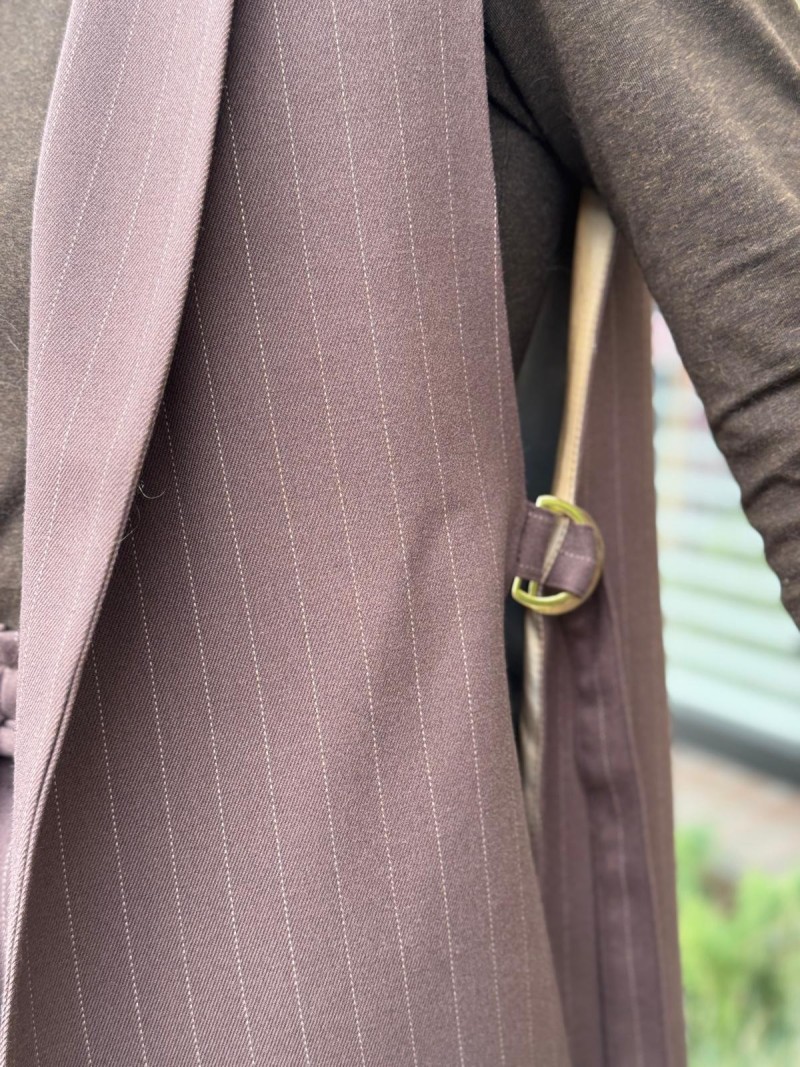 Miniatura produktu Kamizelka Lena Short Taupe&Lines