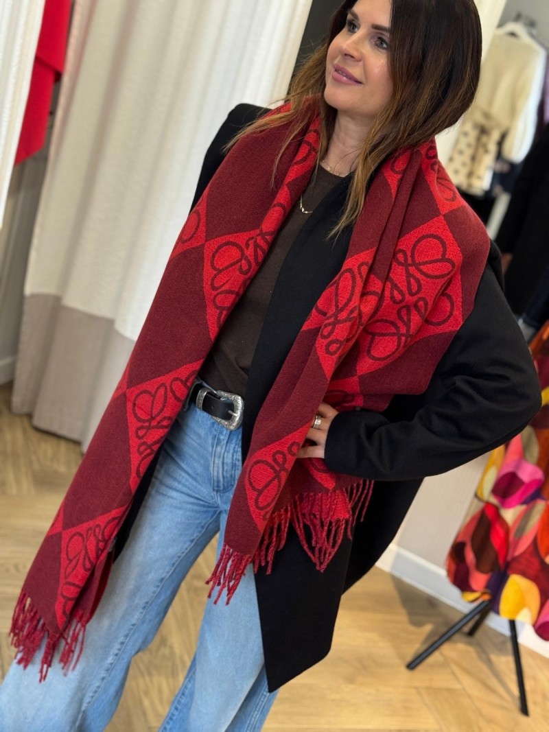 Miniatura produktu Szal Cashmere&Red