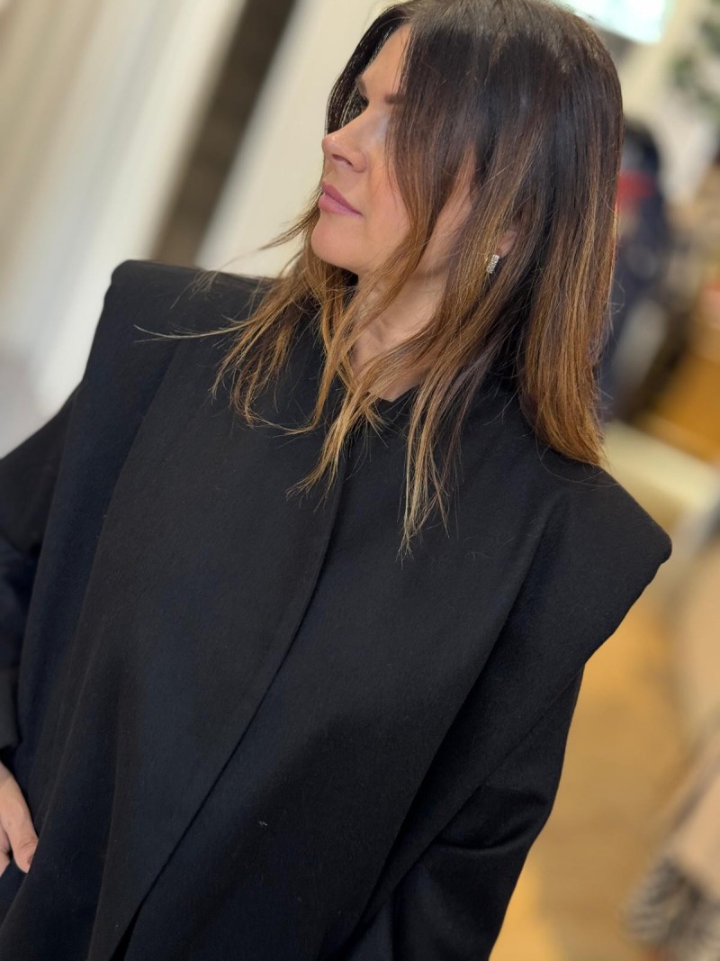 Miniatura produktu Wełniany Żakiet z domieszką kaszmiru w kolorze czarnym Mistero Black&Cashmere